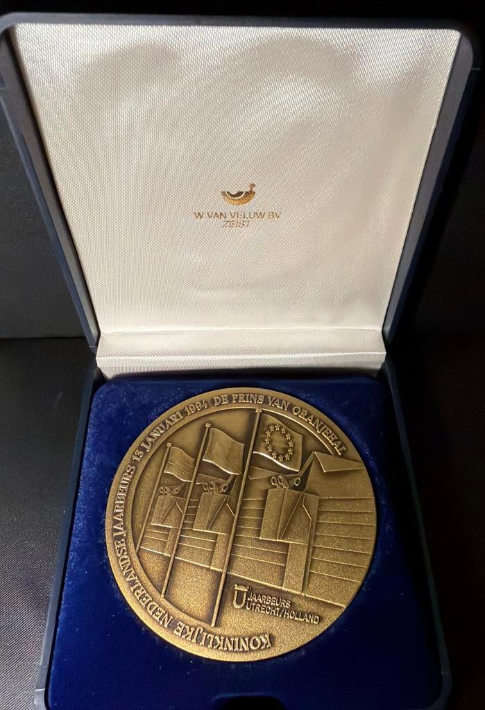 Herdenkingsmedaille Prins van Oranjehal Jaarbeurs 1994, Verzenden, Brons, Nederland