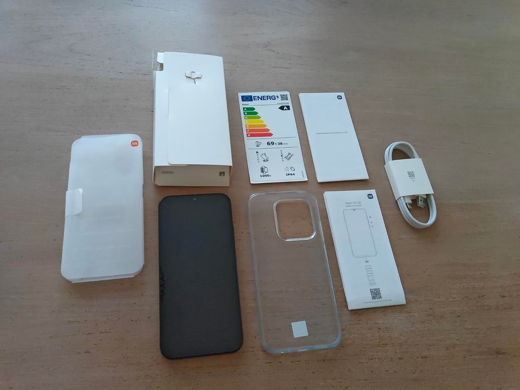 Redmi 15C 5G - Midnight Black - 256 Gb - 6,9 inch 120Hz, Ophalen, Zo goed als nieuw, Klassiek of Candybar, Zonder simlock