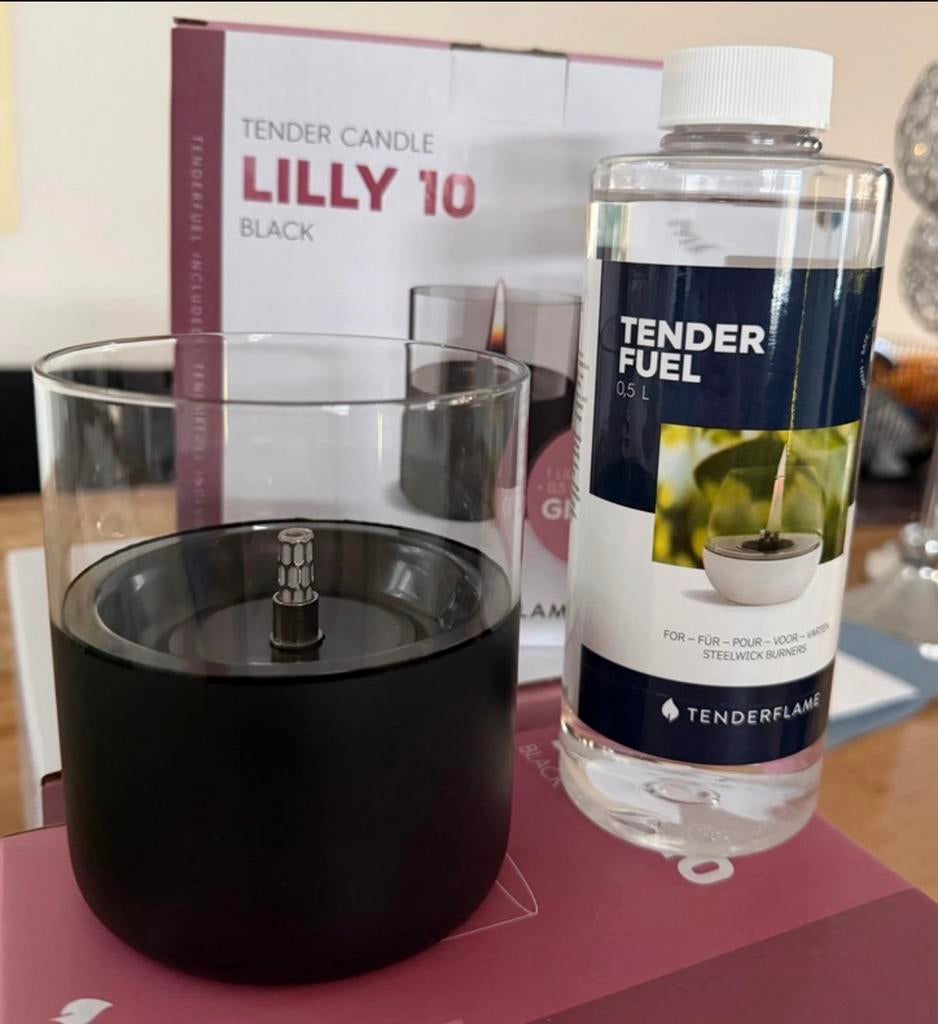 Tender Candle Lilly 10 geschenkverpakking, Overige materialen, Zwart, Nieuw, Ophalen of Verzenden