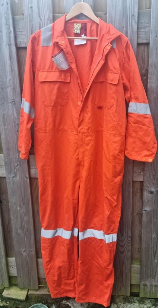 Oranje reflecterende brandvertragend overall maat 62, Ophalen of Verzenden, Nieuw, Dames, Overall