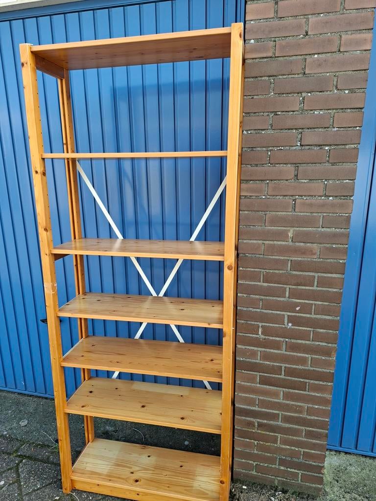 Lundia vintage boekenkast  H 208 B 83 D 30, Ophalen, Met plank(en), Gebruikt, 50 tot 100 cm