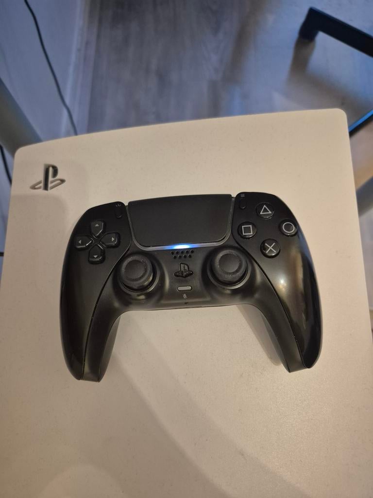 PS5 Controller - Zwart, Spelcomputers en Games, Spelcomputers | Sony PlayStation 5, Ophalen of Verzenden, Gebruikt, Playstation 5