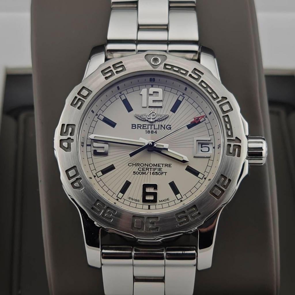 Breitling Colt 33 Dames horloge, Ophalen of Verzenden, Zo goed als nieuw, Staal, Overige merken