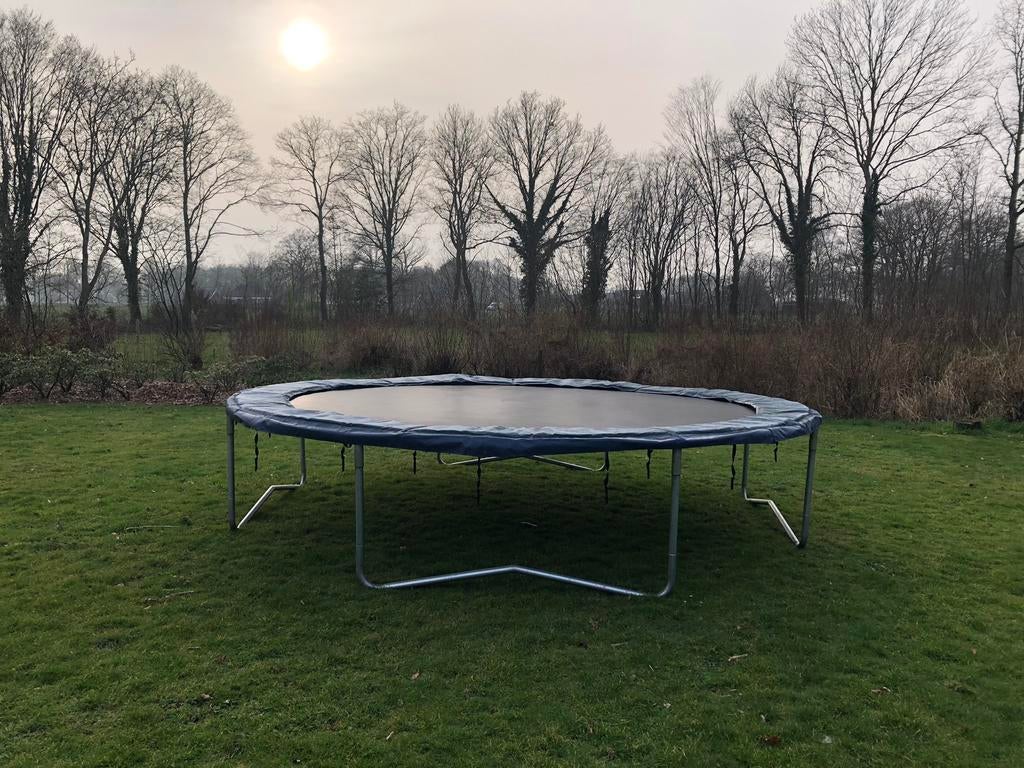 Grote trampoline 4,30 diameter, Ophalen of Verzenden, Gebruikt