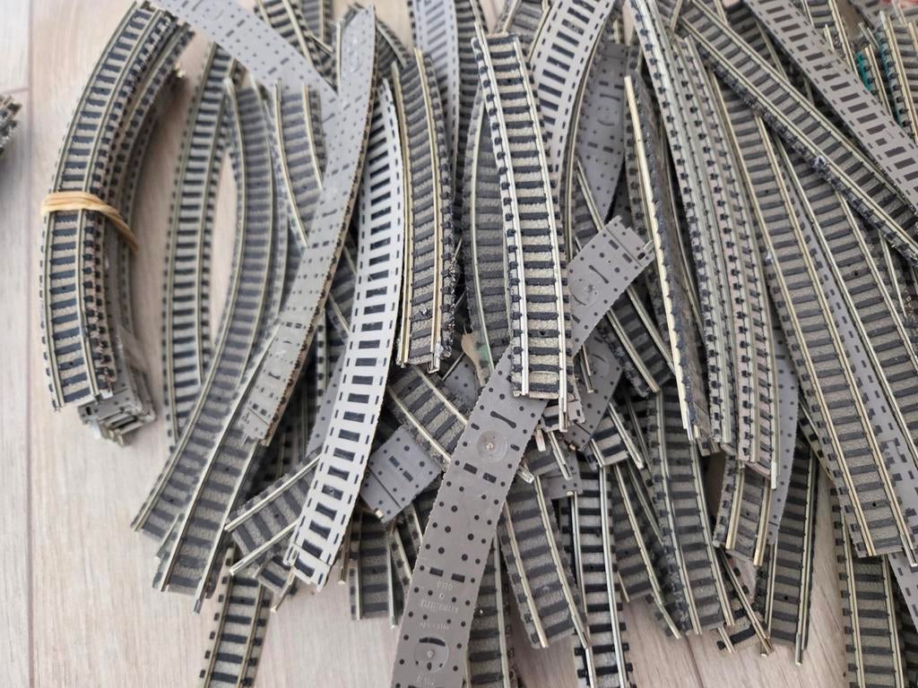 Partij Fleischmann Picollo rails, Gebruikt, Gelijkstroom, Fleischmann, Rails