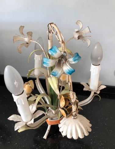 vintage Franse kroonluchter, Gebruikt, 50 tot 75 cm, Vintage, Ophalen of Verzenden