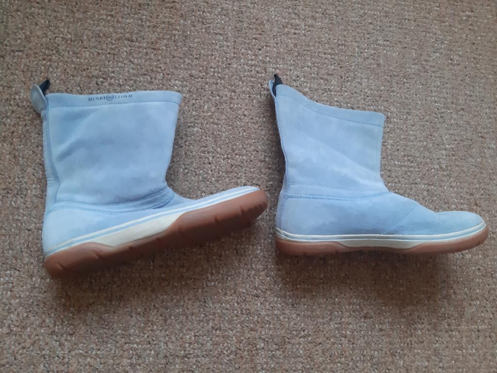 lichtblauwe laarzen Henri Lloyd maat 39 - dames/here, Watersport en Boten, Watersportkleding, Ophalen, Bootschoenen, Zo goed als nieuw