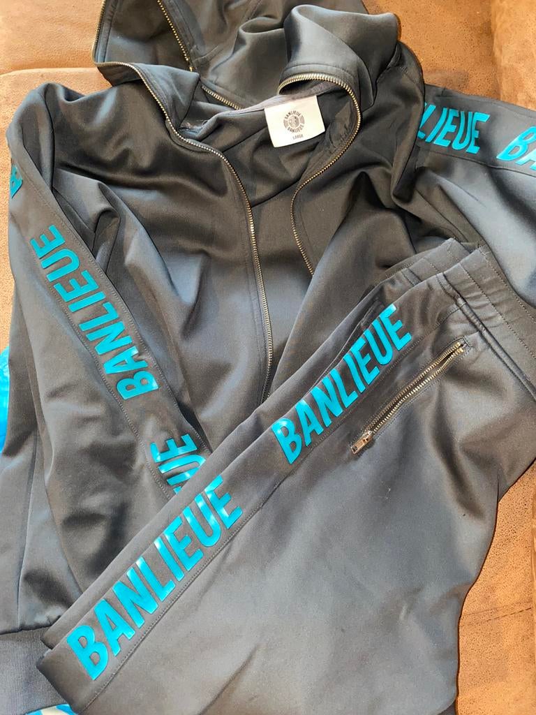 Banlieue trainingspak, Ophalen of Verzenden, Gedragen, Maat 42/44 (L), Grijs