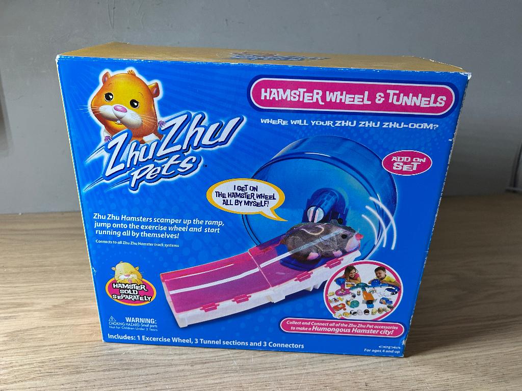 Zhu Zhu Pets Hamster Wheel Tunnels Speelset, Ophalen of Verzenden, Zo goed als nieuw