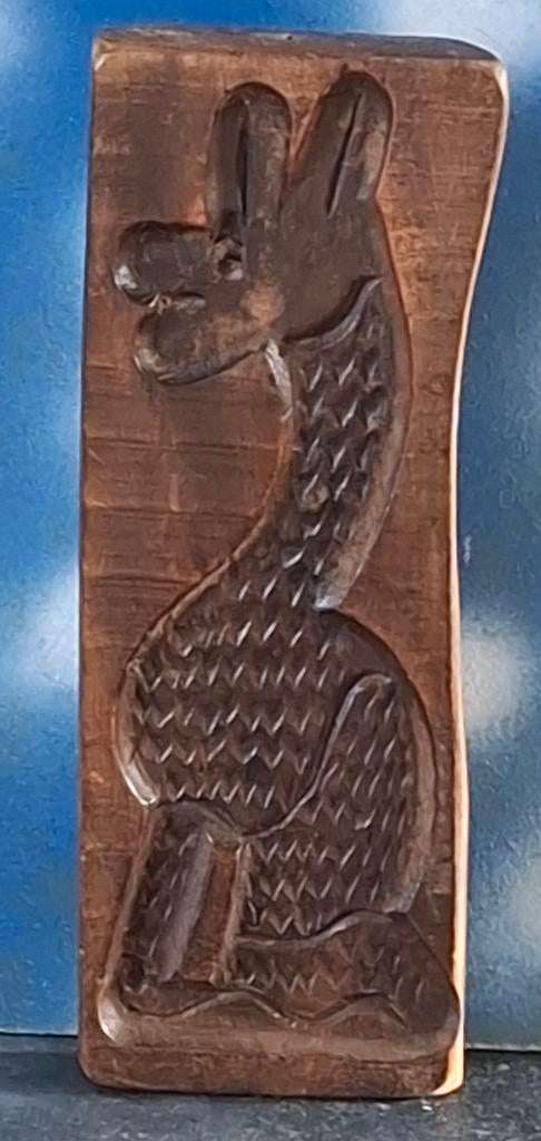 Speculaasplank. Giraffe.  Ca 1875/1900.     9.5/26 cm., Antiek en Kunst, Antiek | Keukenbenodigdheden, Ophalen