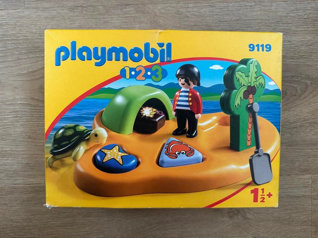 Playmobil 123 pirateneiland 9119, Ophalen of Verzenden, Nieuw, Complete set