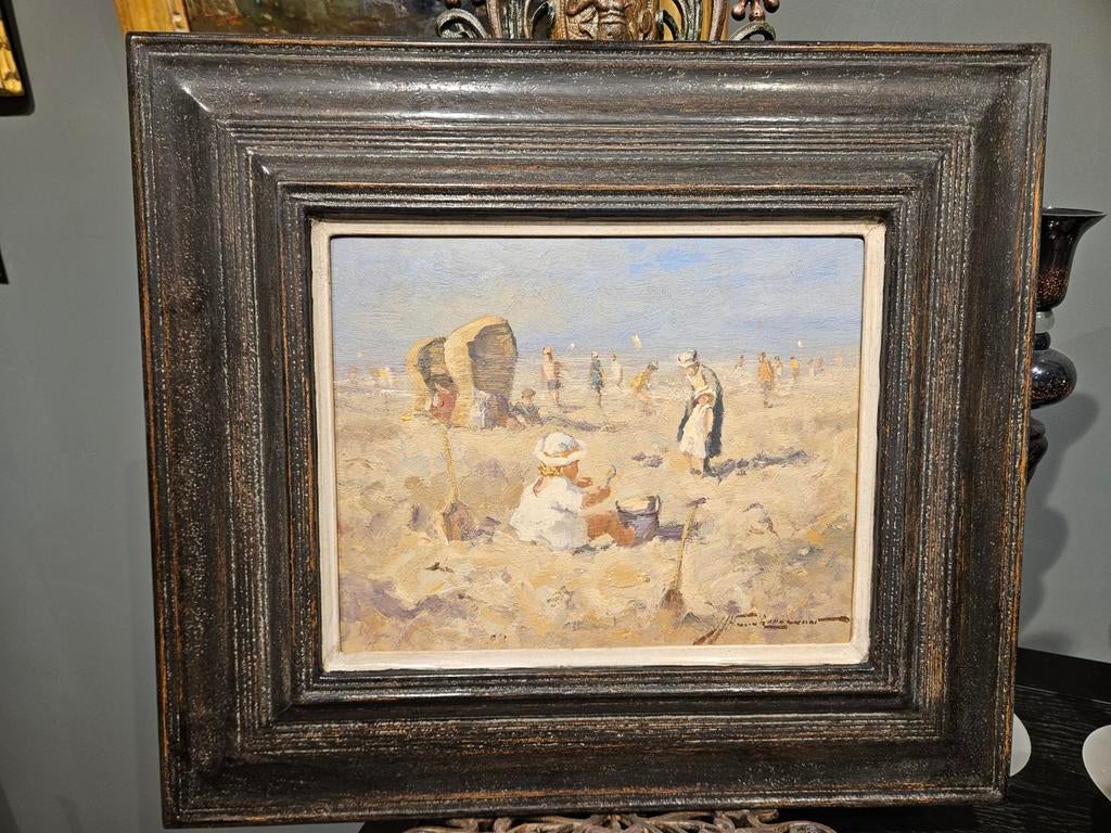 Schilderij Joop van Leeuwen, Antiek en Kunst, Kunst | Schilderijen | Klassiek, Ophalen