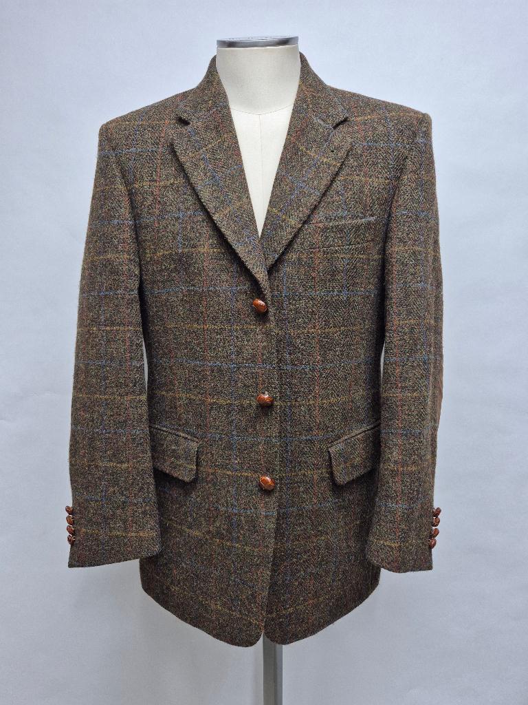 Heren blazer colbert 'Harris Tweed' maat 48  top!, Harris Tweed, Overige kleuren, Maat 48/50 (M), Ophalen of Verzenden