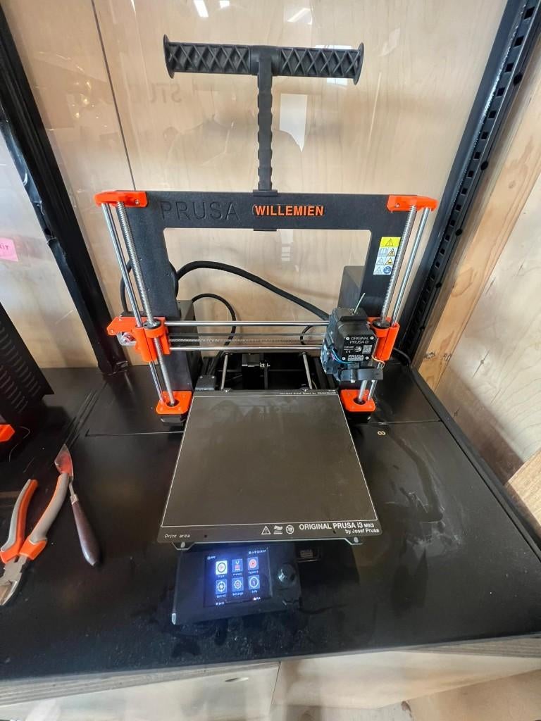Prusa MK3S+/MK3.5 upgrade, Computers en Software, 3D Printers, Gebruikt, Ingebouwde Wi-Fi, Ophalen, Prusa