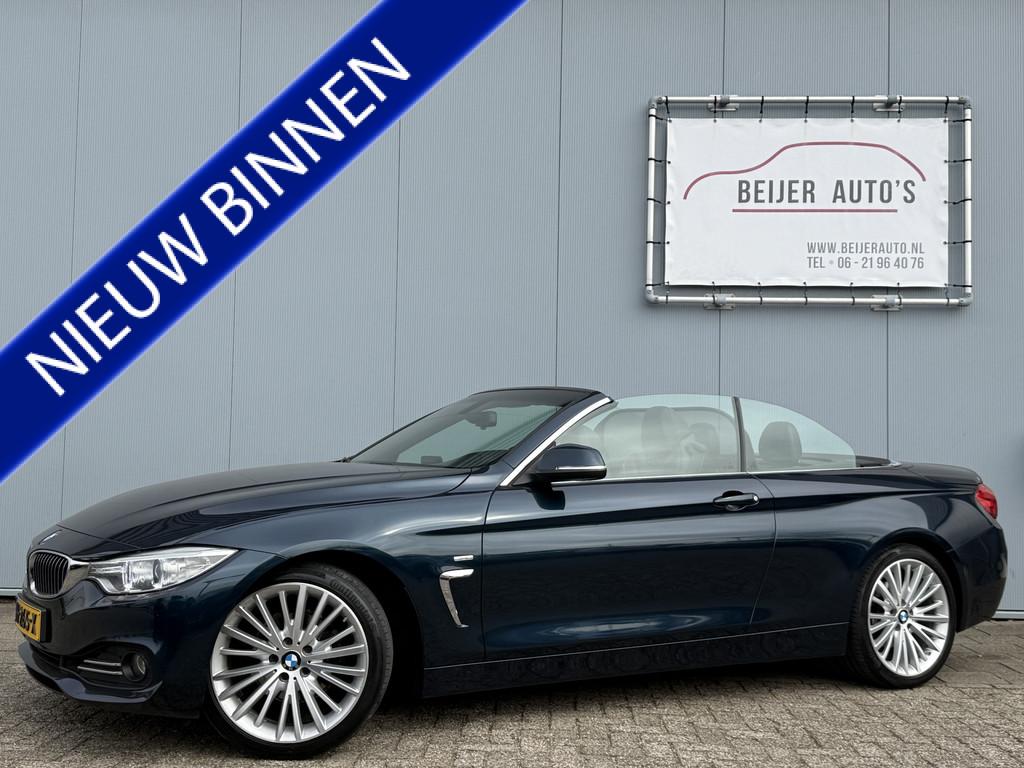 BMW 4 Serie Cabrio 420i High Executive Navigatie/Xenon/19inc, Gebruikt, Euro 6, Cabriolet, Bedrijf