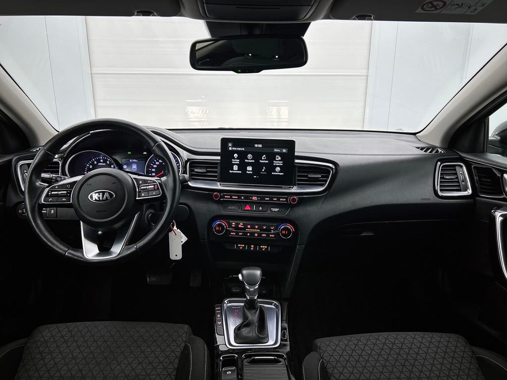 Kia CEED 1.4 T-GDi DynamicLine | 140PK | DEALER ONDERH | CAR, Euro 6, 4 cilinders, Leder en Stof, Zwart