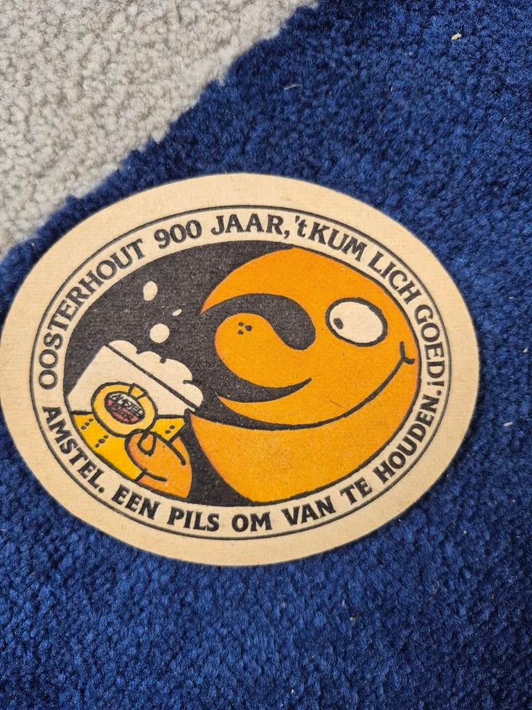 Amstel bierviltje - Oosterhout 900 Jaar, Verzamelen, Ophalen of Verzenden
