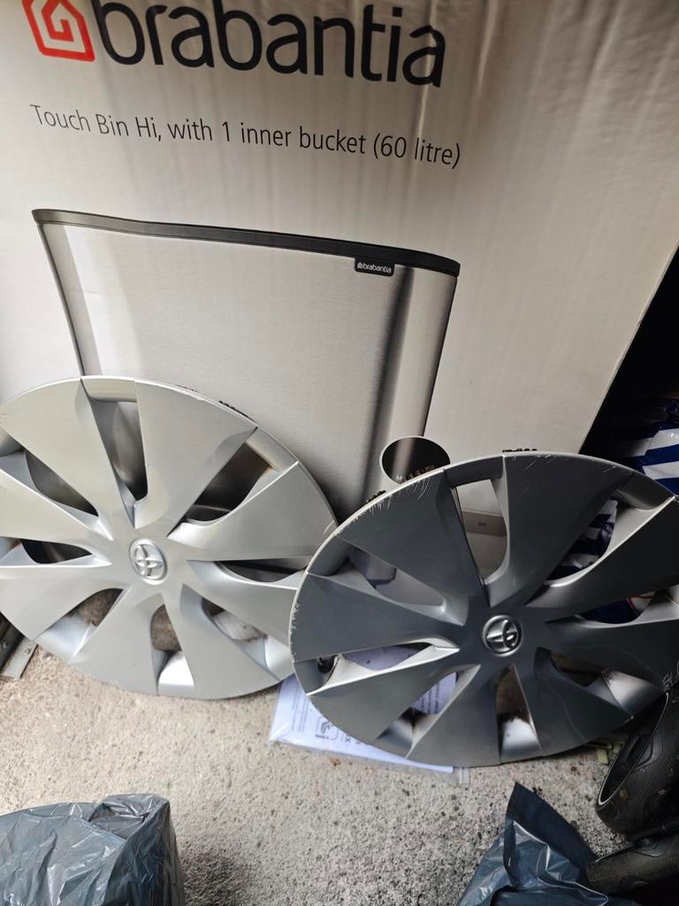 Toyota wieldoppen 15 inch, Auto diversen, Wieldoppen, Ophalen, Gebruikt