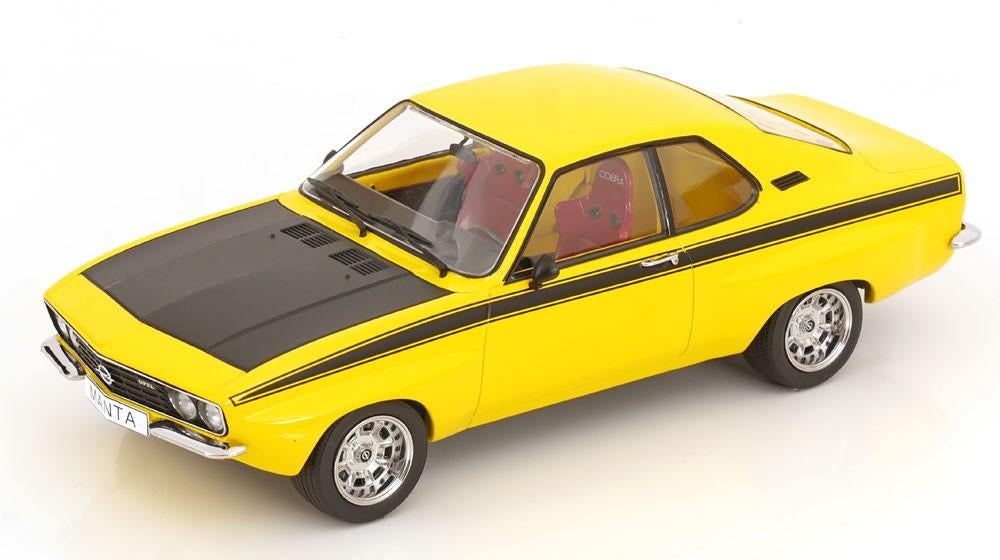 Opel Manta A Irmscher, Geel, 1/18, MCG, Overige merken, MCG, Auto, .