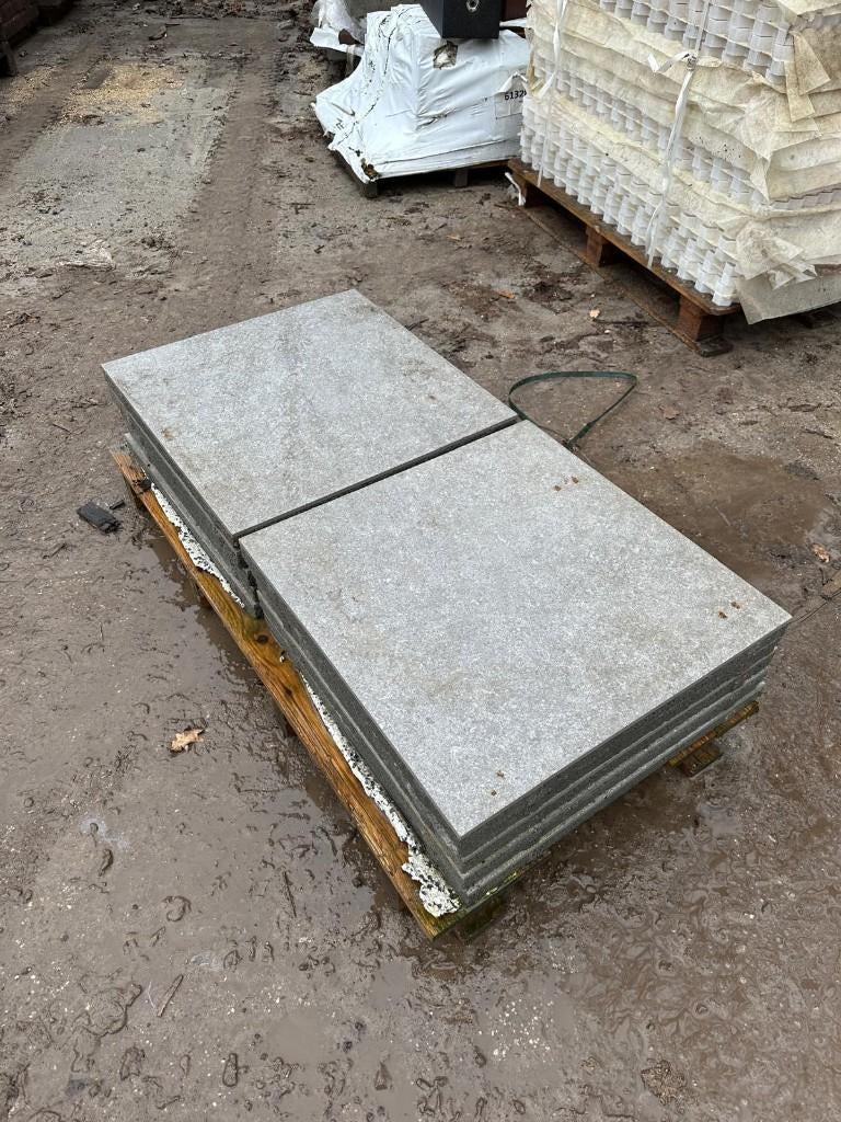 3,60m² Keramische tegel 60x60x4cm Stone Light, Ophalen, Keramiek, Nieuw, Minder dan 5 m²