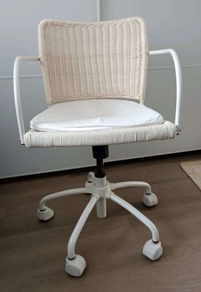 Ikea Gregor bureau stoel, Ophalen, Gebruikt, Wit, Bureaustoel