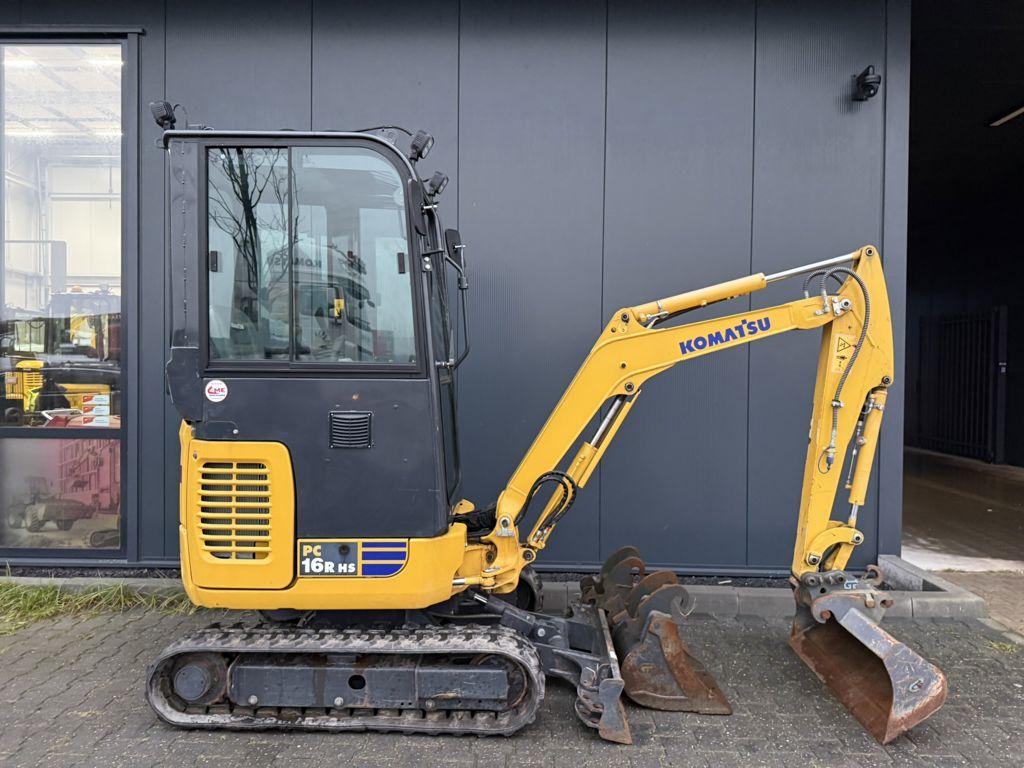 Komatsu PC16R-3HS (2022 / 170 uur) 2022, Zakelijke goederen, Machines en Bouw | Kranen en Graafmachines, Graafmachine