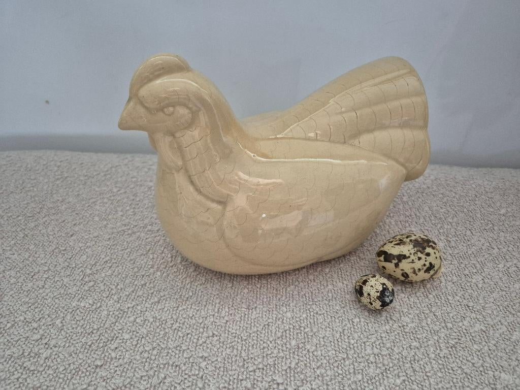 Kip aardewerk groot, *, *, Ophalen of Verzenden, Zo goed als nieuw