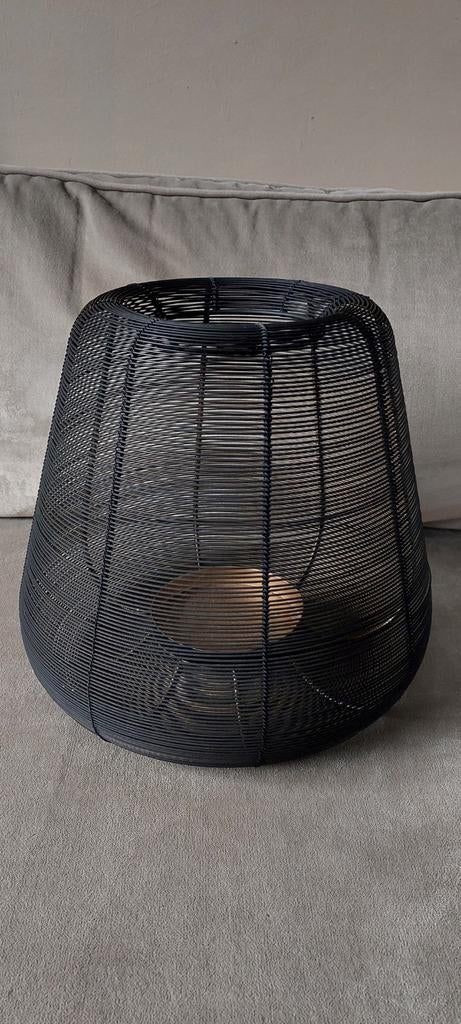 Light&Living Kandelaar/Windlicht Zwart/Goud 30x30cm, Ophalen of Verzenden