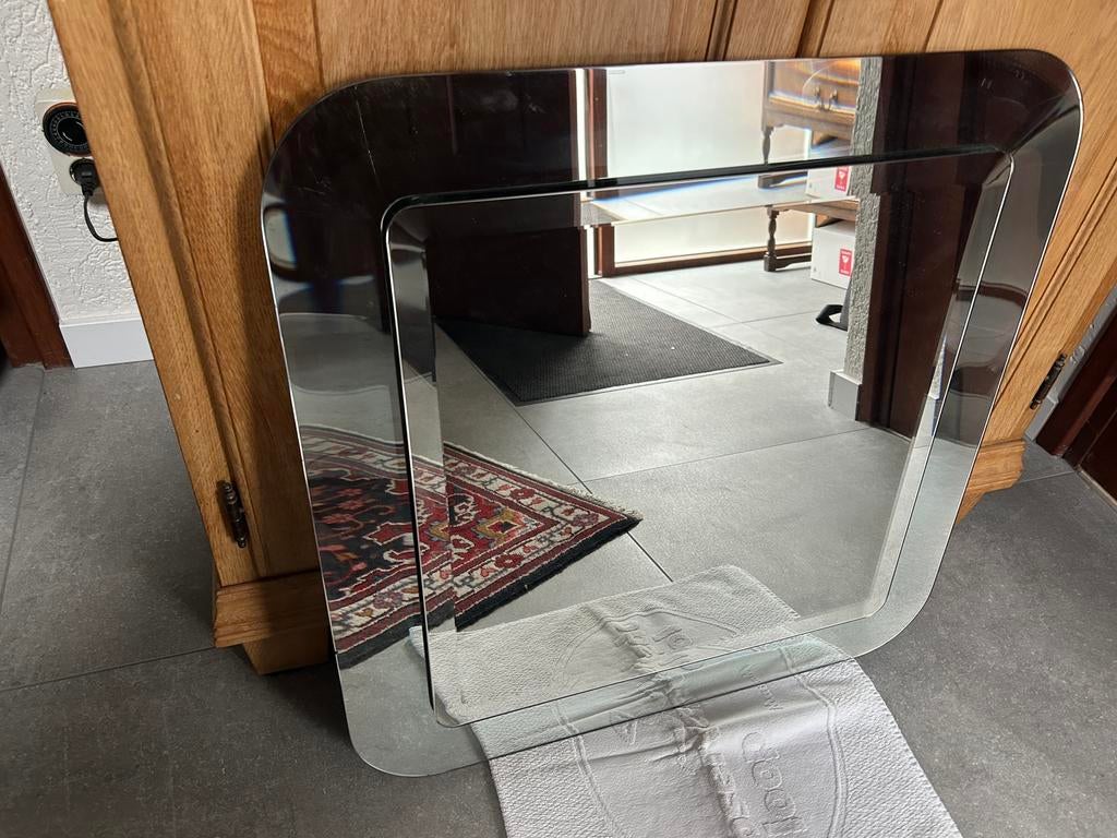 Spiegel, Ophalen of Verzenden, Zo goed als nieuw, Vierkant