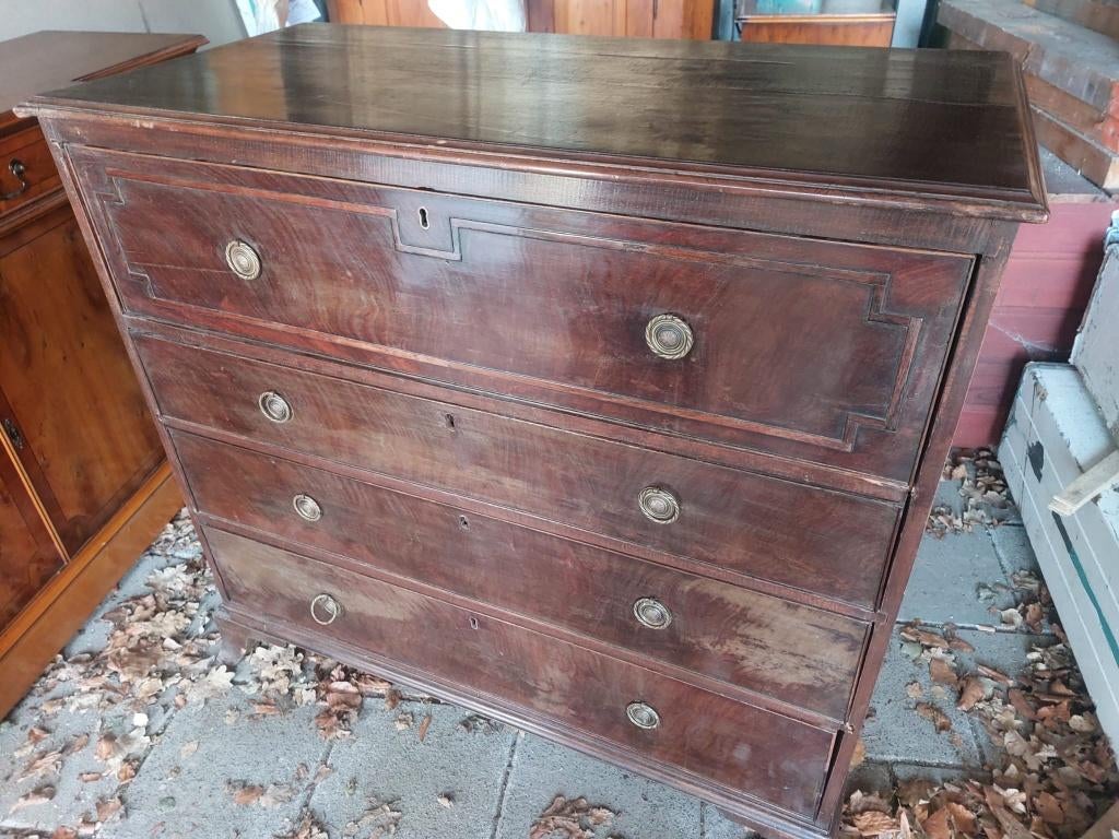 secretaire buro ladenkast antiek opknapper, Huis en Inrichting, Kasten | Secretaires, Ophalen, Gebruikt