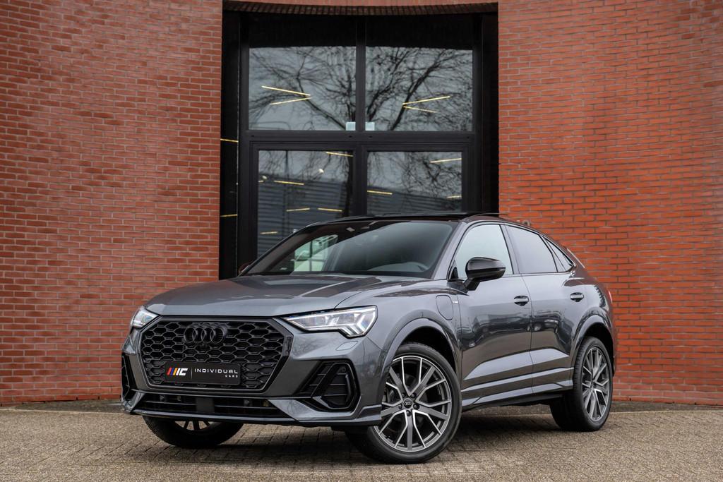 Audi Q3 Sportback 45 TFSI e S-Line 245pk ACC Panorama Trekha, Stof, Gebruikt, Adaptive Cruise Control, Hybride Elektrisch/Benzine