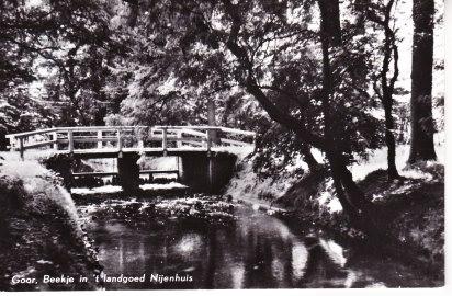 GOOR,- Beekje in 't Landgoed Nijenhuis.  03-04, Ophalen of Verzenden, 1960 tot 1980, Gelopen, Overijssel
