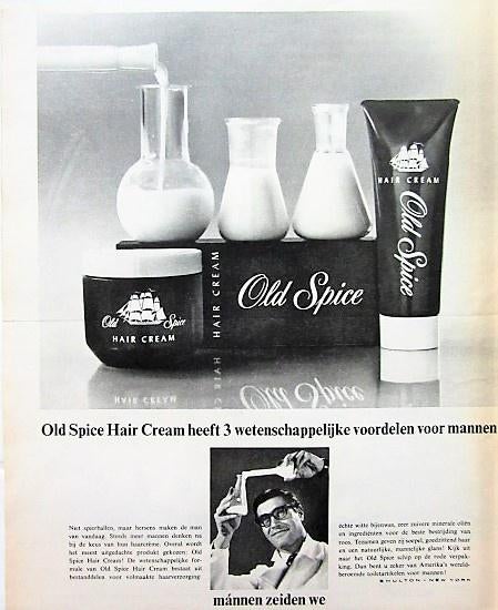 15 vintage advertenties reclames Old Spice jaren 60-70, Ophalen of Verzenden, Gebruikt, Overige typen