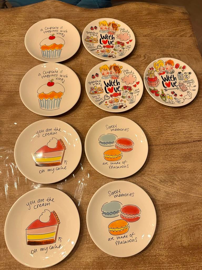 Blond Amsterdam gebakjes bordjes, Blond Amsterdam, Keramiek, Nieuw, Ophalen of Verzenden
