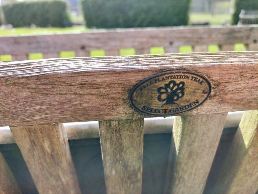 5 balkon bakken teak hout, Ophalen, Gebruikt, Balkon, Rechthoekig