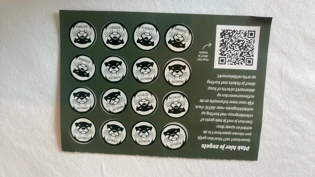 Artis zegels, Dekamarkt, Ophalen of Verzenden