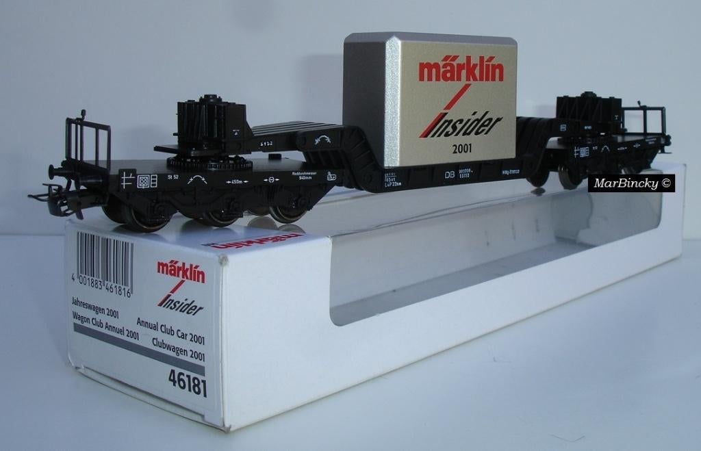 Märklin 46181 Insider Jaarwagen 2001 Dieplader !, Wisselstroom, Ophalen of Verzenden, Märklin, Nieuw