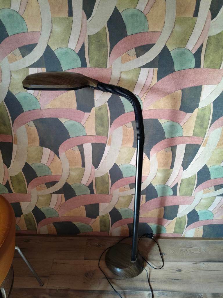 Vintage duitse staande leeslamp, Ophalen, Gebruikt, 150 tot 200 cm