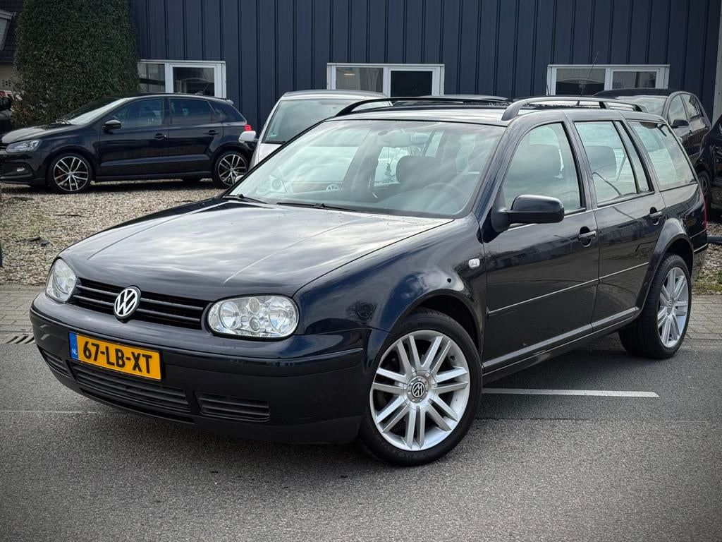 Volkswagen Golf 2.0 Variant 85KW 2002 Blauw, NAP, MOOIE AUTO, 4 cilinders, 1984 cc, Blauw, Origineel Nederlands