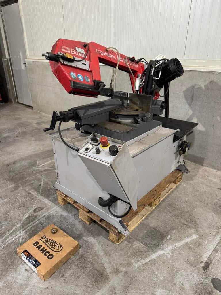 Bomar Ergonomic 320.250 DGSH bandzaagmachine, Doe-het-zelf en Verbouw, Gereedschap | Zaagmachines, Ophalen, Gebruikt, 70 mm of meer