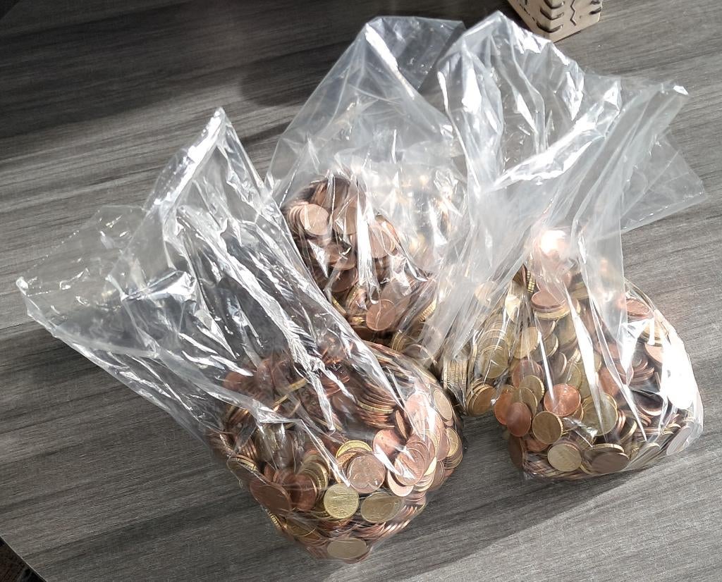 50 euro aan klein munt geld, Ophalen of Verzenden, Koningin Beatrix, Euro's, Losse munt