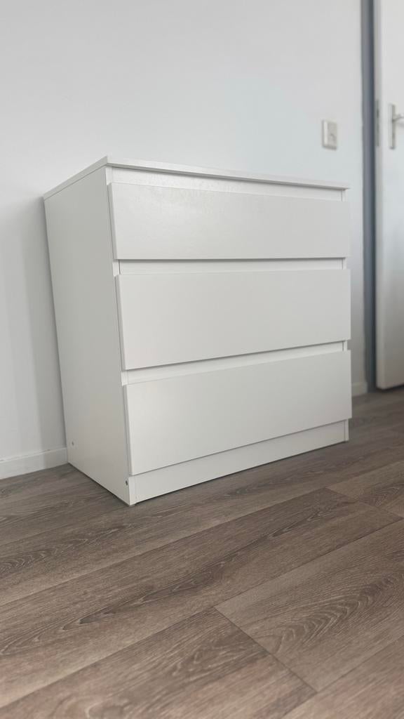 IKEA Ladekast wit - Praktisch en stijlvol, Gebruikt, 3 of 4 laden, Minder dan 100 cm, 25 tot 50 cm