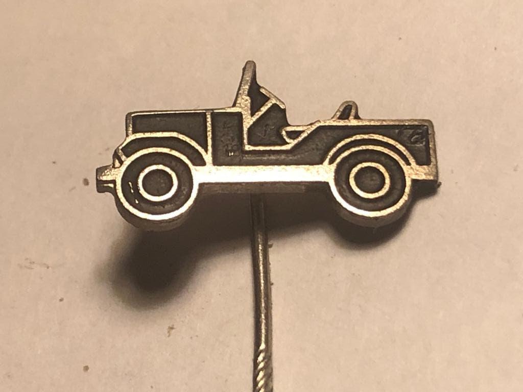 Metalen JEEP AUTOMERK Speld., Verzenden, Zo goed als nieuw, Transport, Speldje of Pin