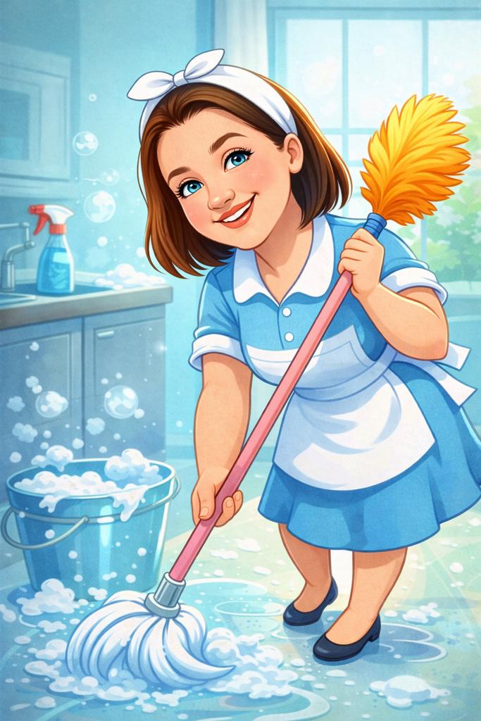 Schoonmaakster heeft plek, Vanaf 10 jaar, Overige vormen