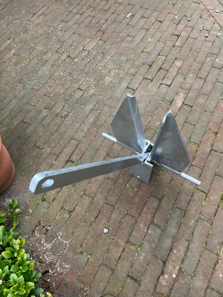 Nieuw Danforth anker 10 kg Gegalvaniseerd, Ophalen, Nieuw, Overige typen
