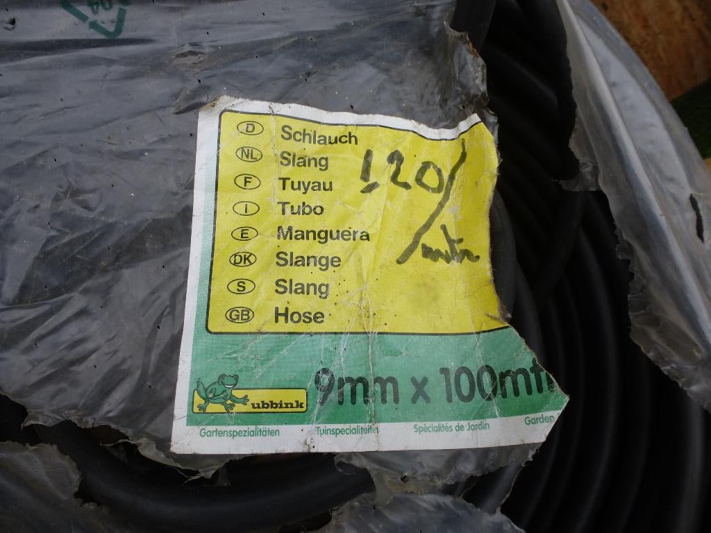 ubbink Slang voor spuitfiguren 12 mm x 1,5 mm  voor vijver, Tuin en Terras, Ophalen of Verzenden, Nieuw, Overige typen