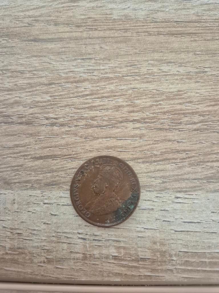 Australische Half Penny munt 1921, Ophalen of Verzenden, Zuidoost-Azië, Losse munt