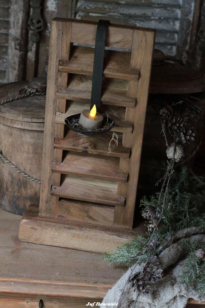 Louvreluik teak klein luik, Www.jufbrocante.nl, Www.jufbrocante.nl, Nieuw, Ophalen of Verzenden