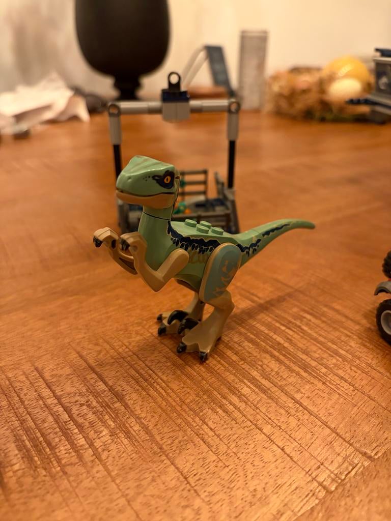 Lego 75928 Jurassic World: Helikopterachtervolging van Blue, Jurassic World, Lego, Ophalen of Verzenden, Zo goed als nieuw