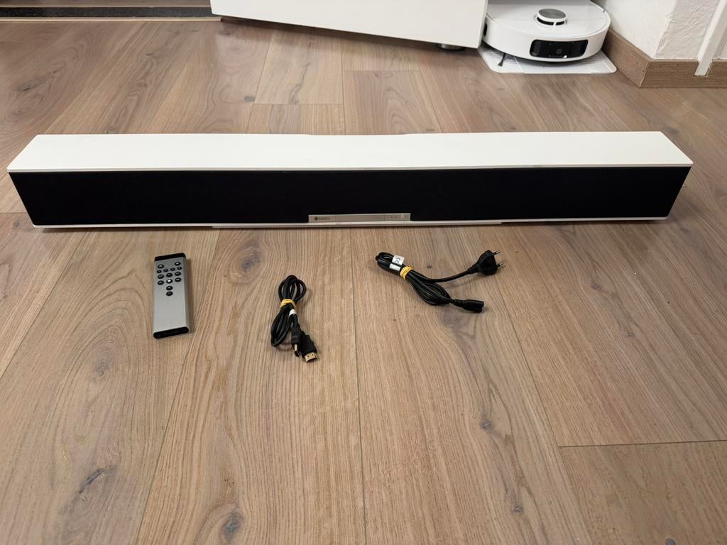 teufel raumfeld soundbar ingebouwde subwoofer, Ophalen of Verzenden, Zo goed als nieuw